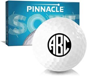 Pinnacle Soft Monogram Personalized Golf Balls