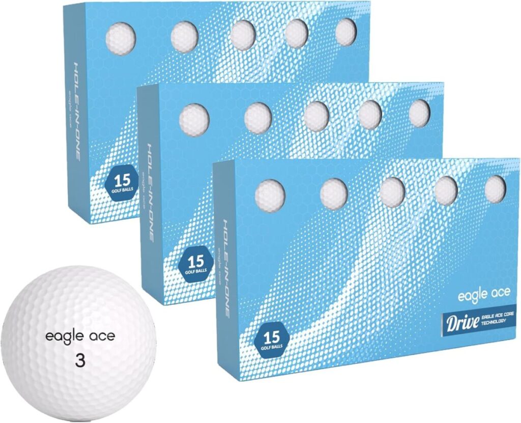 Top 8 Game-Changing Golf Balls for Straight Flight That Will Instantly Transform Your Game 15 Eagle Ace™️ Drive Golf Balls-2 Layers