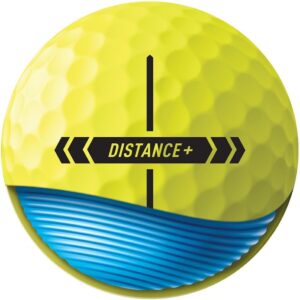 Taylormade Distance+ Golf Balls yellow