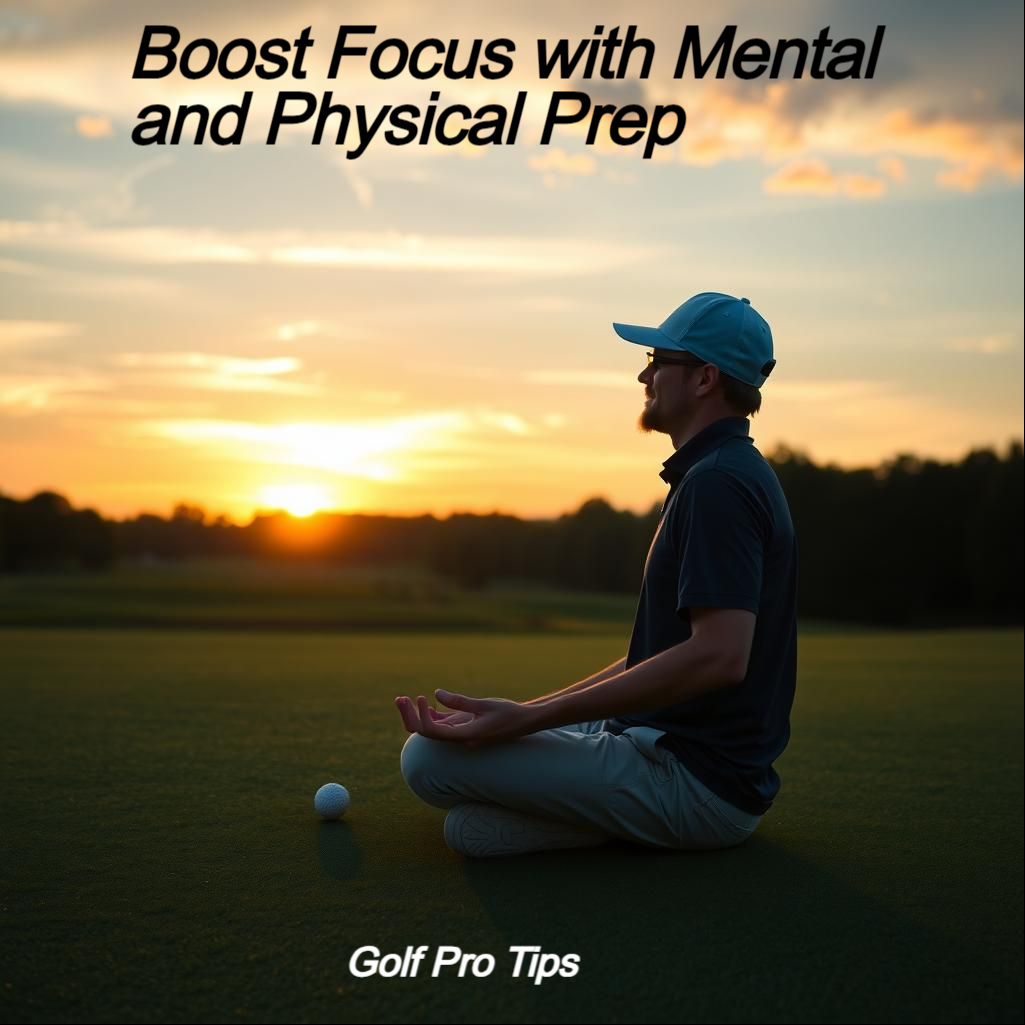 10 Brilliant Golf Course Tips for Beginners: Play Smarter, Not Harder 6 Golfer meditating before a round to enhance focus and performance