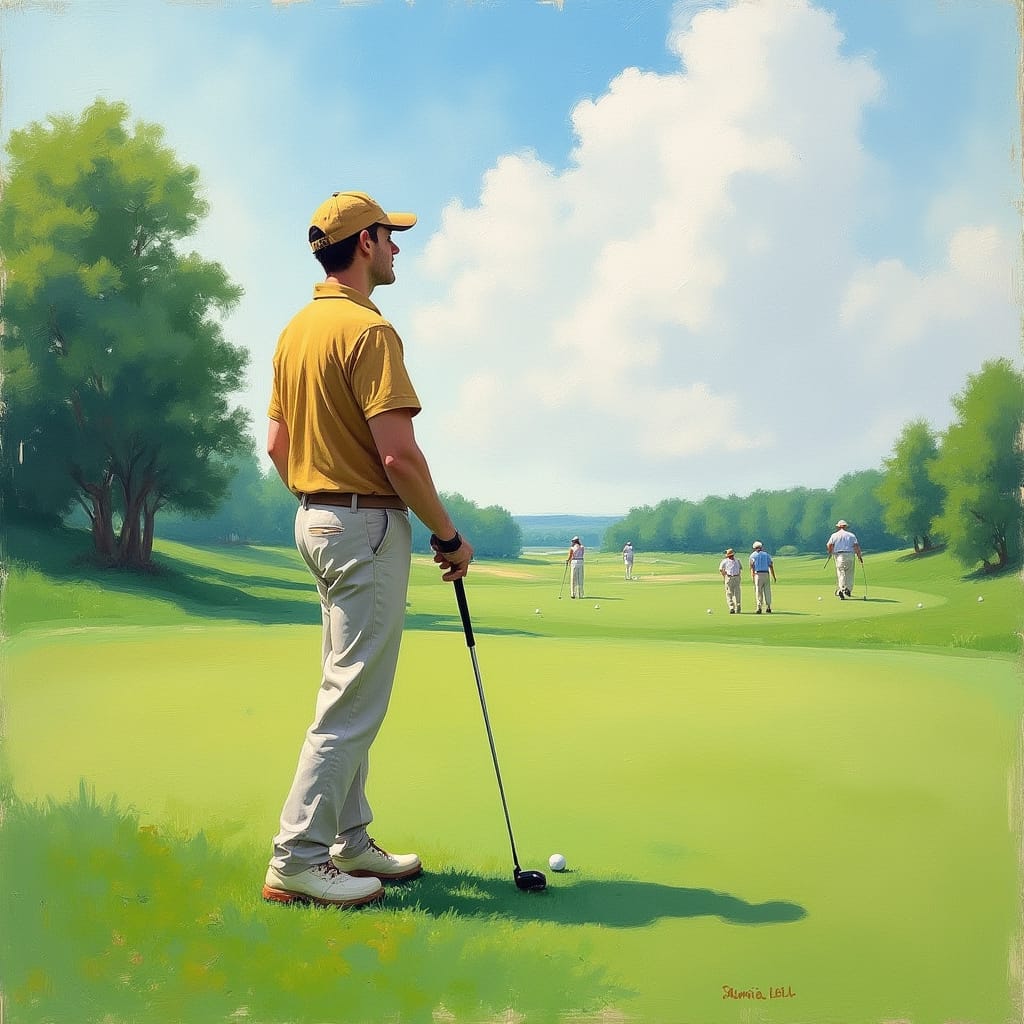 Golf Etiquette for Beginners: 9 Must-Know Do’s & Don’ts to Avoid Embarrassing Mistakes 10 Golfer scanning the course before taking a shot