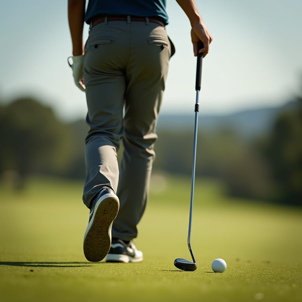 Golf Etiquette for Beginners: 9 Must-Know Do’s & Don’ts to Avoid Embarrassing Mistakes 4 Golfer walking briskly to play next shot
