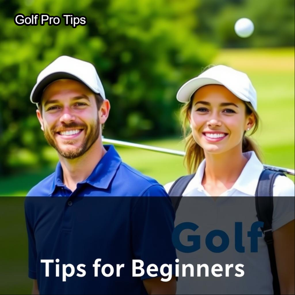 Top 9 Mental Golf Tips for Beginners : Focus, Confidence & Calm 1 Smiling beginner golfers standing confidently on a sunny golf course - Mental Golf Tips