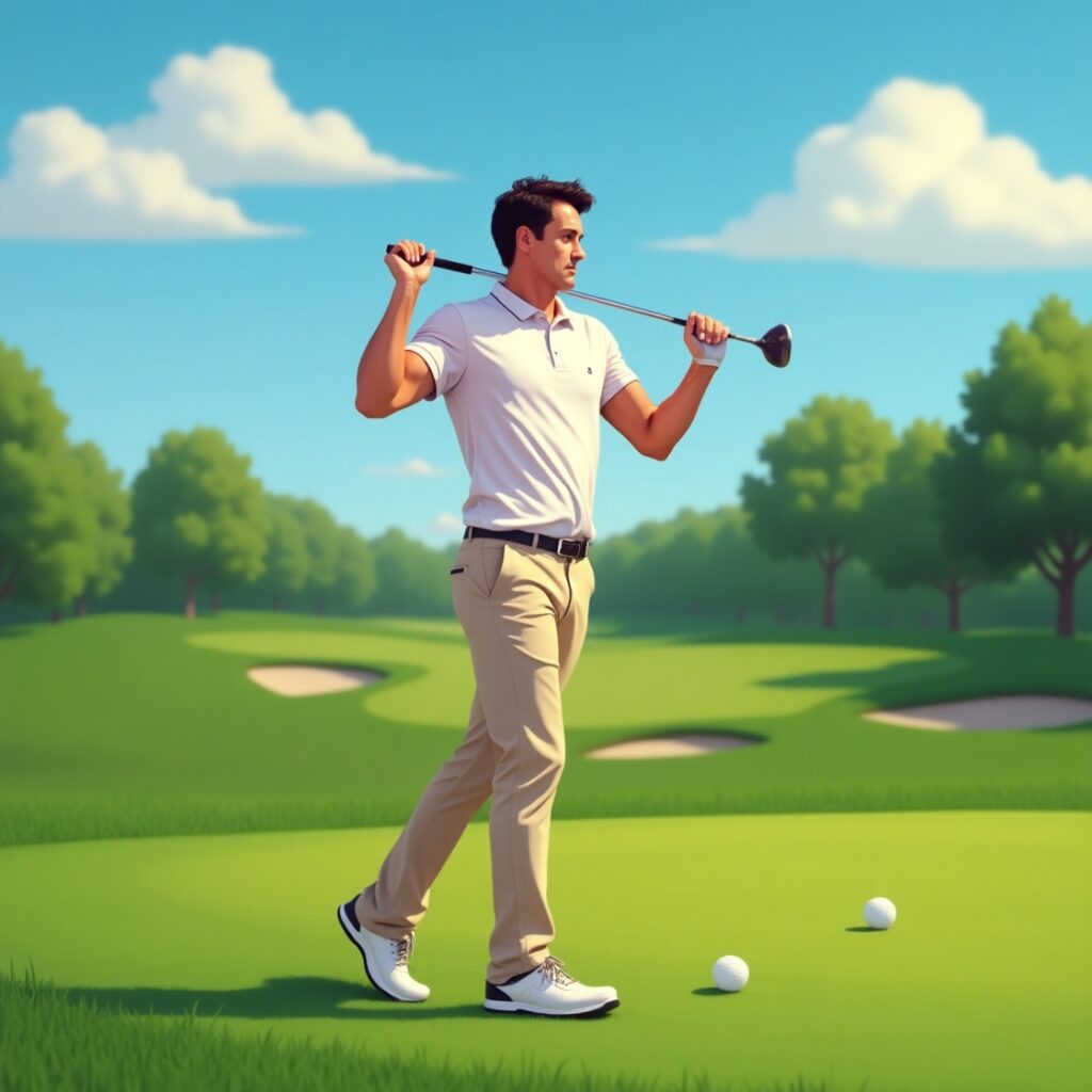Boost Your Golf Swing Power Instantly with These 8 Game-Changing Techniques 7 Golfer improving swing through weight transfer drill