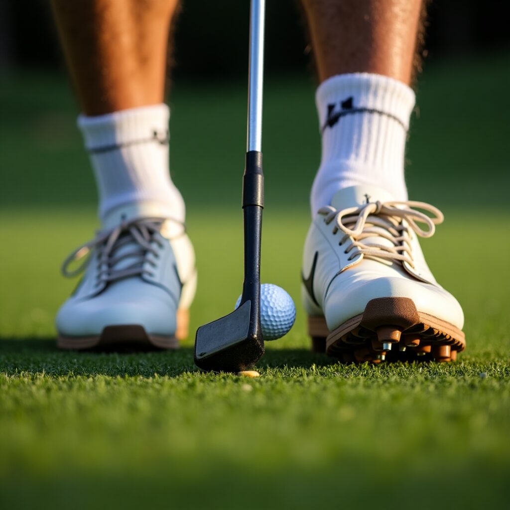 Boost Your Golf Swing Power Instantly with These 8 Game-Changing Techniques 6 Foot placement showing ground reaction force in golf