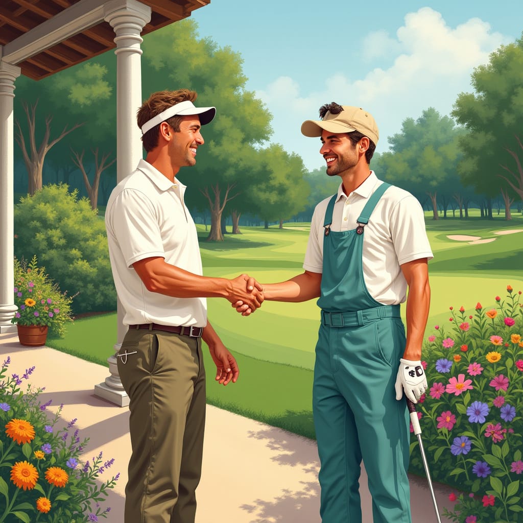 Golf Etiquette for Beginners: 9 Must-Know Do’s & Don’ts to Avoid Embarrassing Mistakes 9 Golfer politely talking to course staff