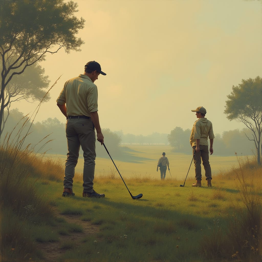 Golf Etiquette for Beginners: 9 Must-Know Do’s & Don’ts to Avoid Embarrassing Mistakes 3 Golfers keeping silent while one takes a shot