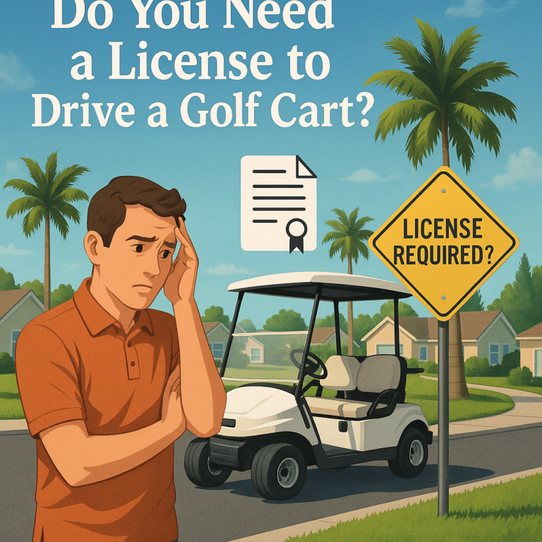 Do You Need a License to Drive a Golf Cart
